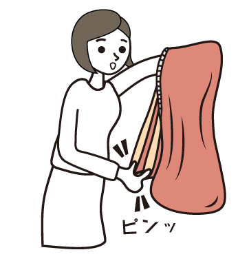 羽毛ふとんの丸八真綿 ボックスシーツのたたみ方の画像05