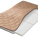 羽毛ふとんの丸八真綿 山田朱織枕研究所とのコラボアイテム 整形外科敷きふとん茶色面の画像