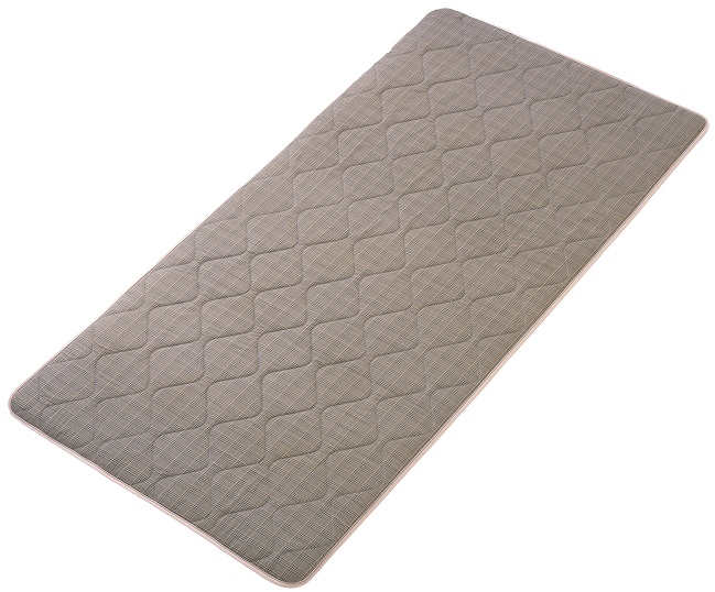 羽毛ふとんの丸八真綿 山田朱織枕研究所とのコラボアイテム 整形外科敷きふとん茶色面の画像